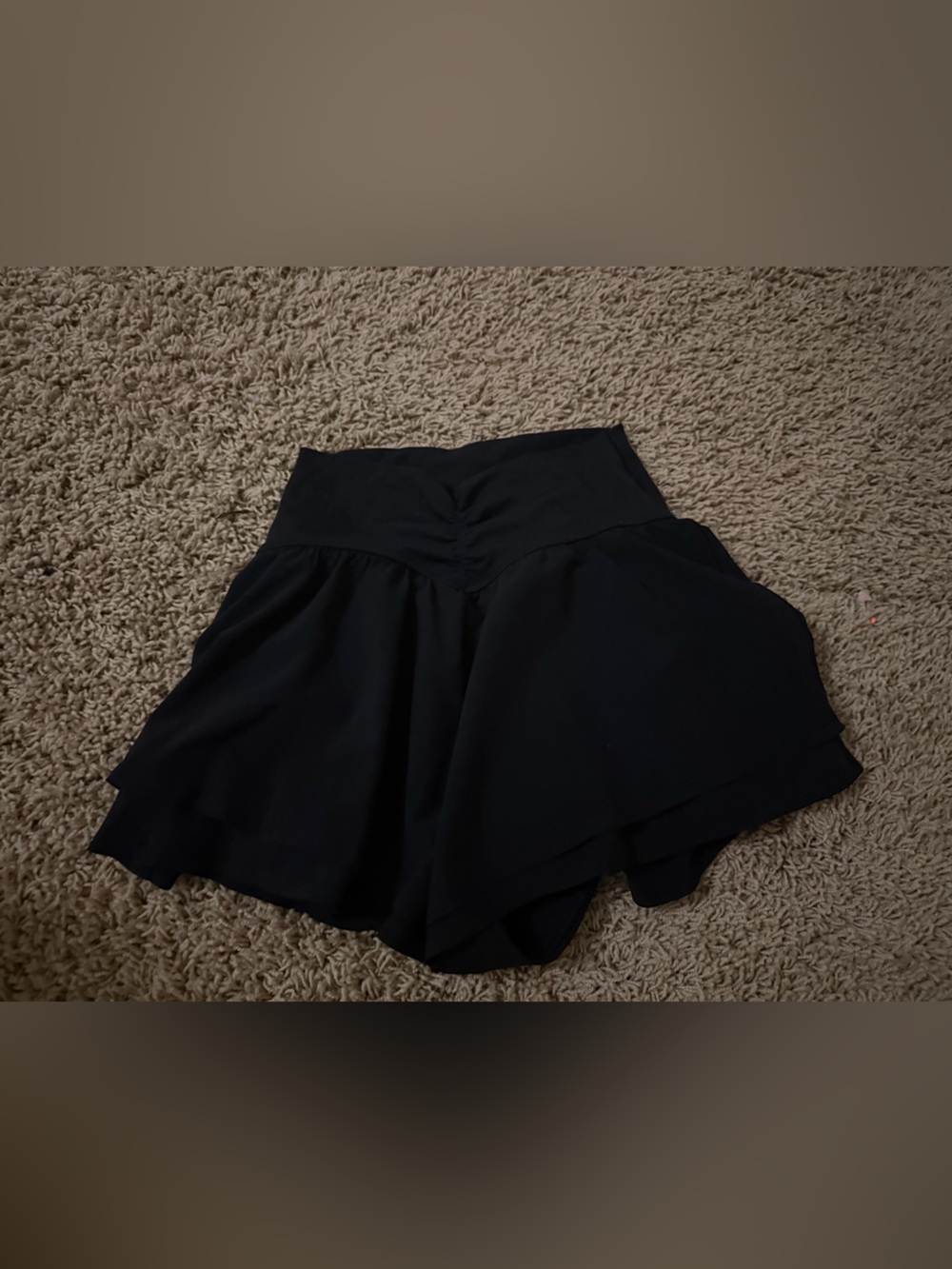 aerie black shorts